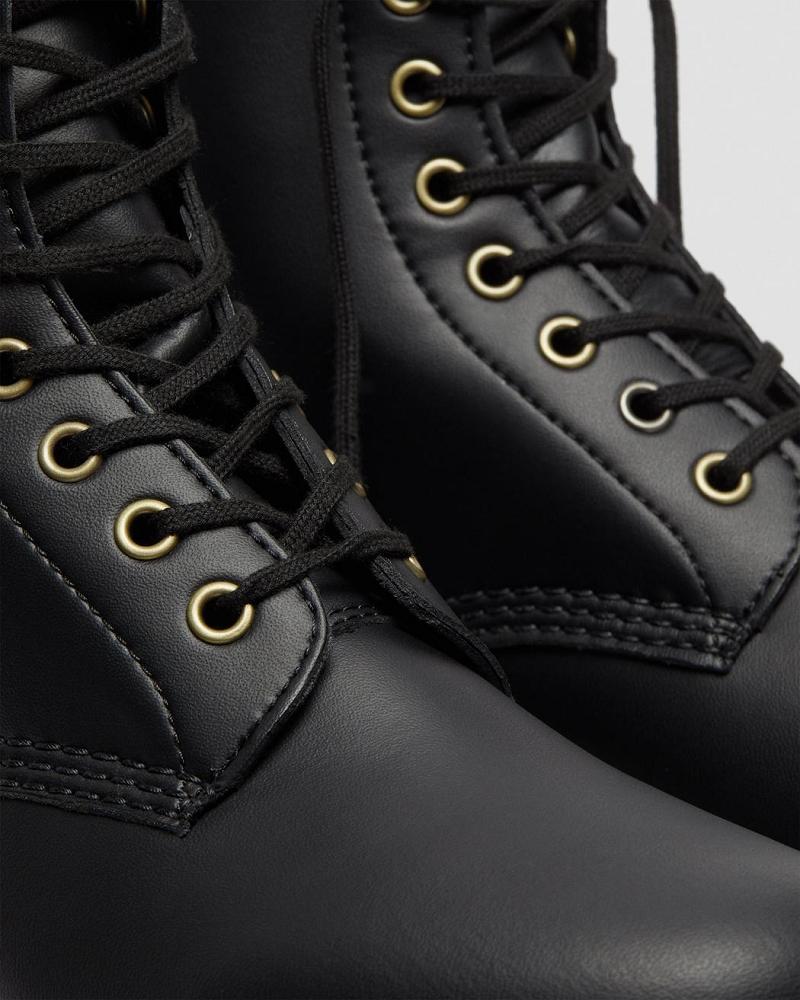 Men's Dr Martens Vegan 1460 Felix Lace Up Boots Black | AU 544GSO